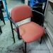 Red Stacking Guest Chair w/ Rubber Padded Arms